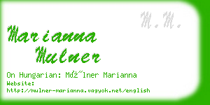 marianna mulner business card